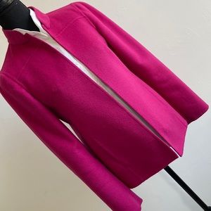 Agnona Cashmere/Angora/Wool Fuchsia Jacket Italian 42